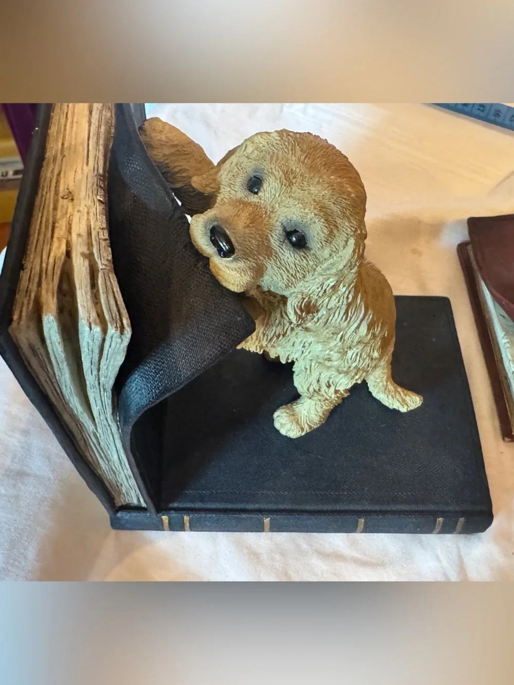 Golden Retriever Puppy Bookend Set! - Picture 6 of 9